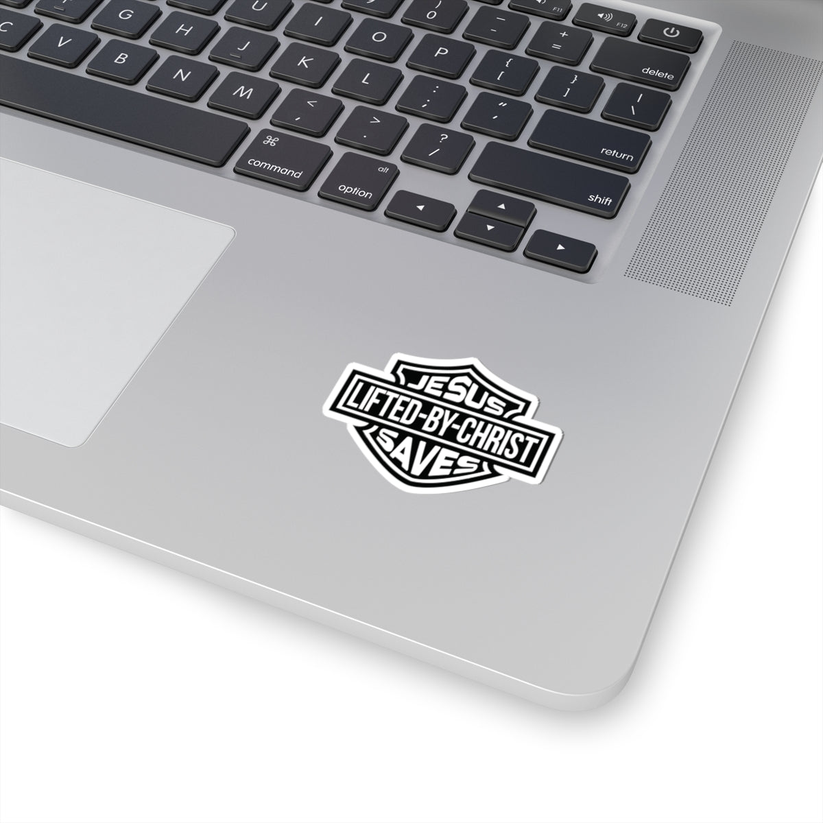 Jesus Saves Logo Sticker - Lifted By Christ