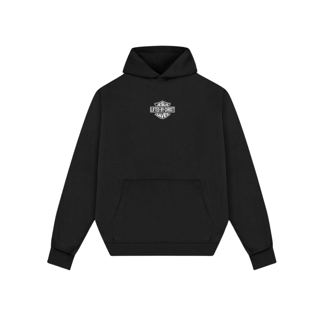 Jesus Saves Logo Hoodie - Lifted By Christ