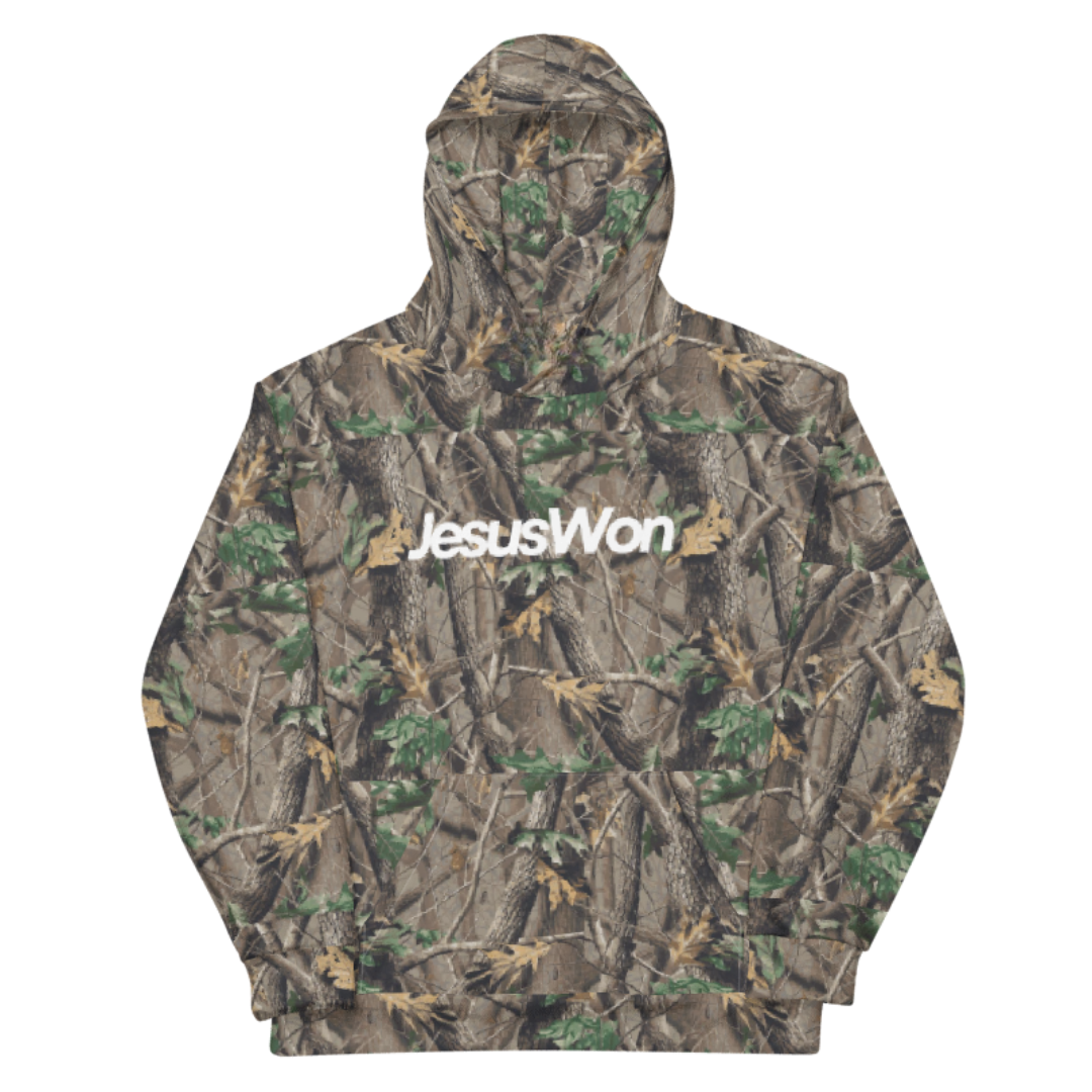 Camo Jesus Won Hoodie - Lifted By Christ
