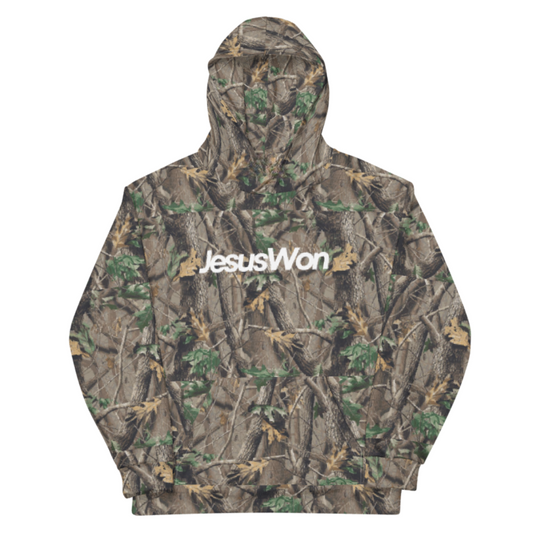 Camo Jesus Won Hoodie - Lifted By Christ