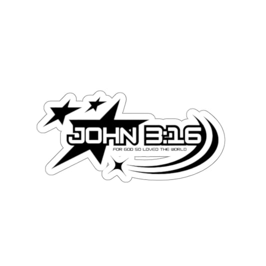 John 3:16 Sticker - Lifted By Christ