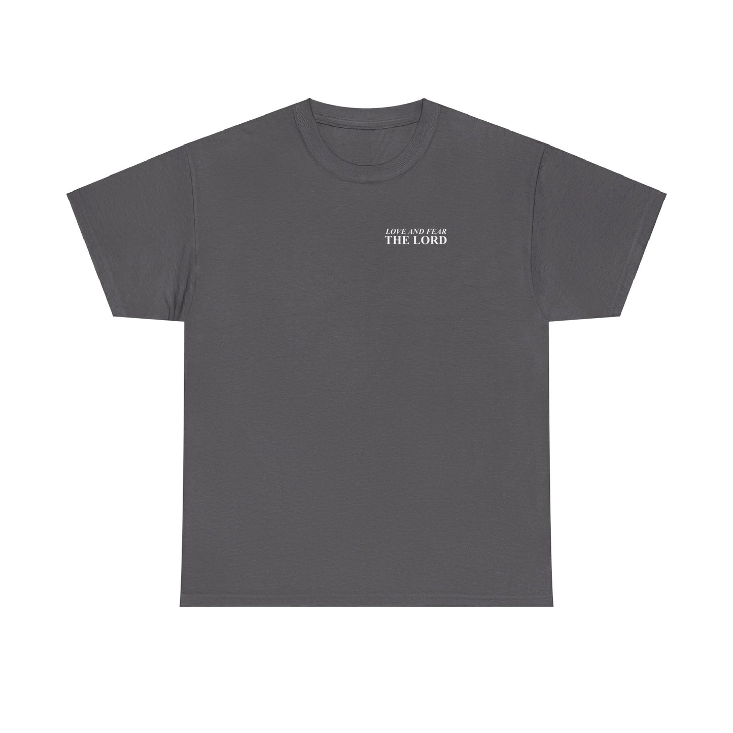 God Loves Graphic Tee Heavyweight Cotton - Lifted By Christ