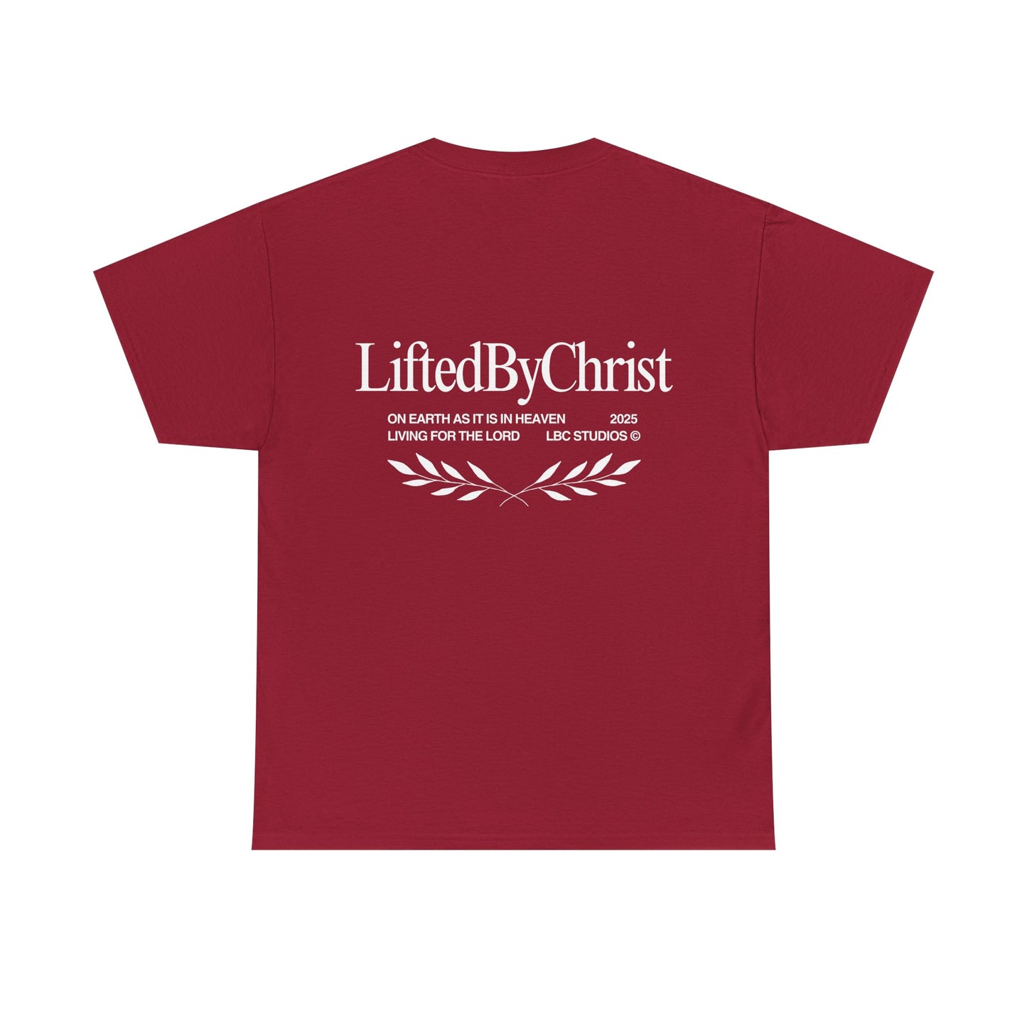 Heaven Heavyweight Cotton Tee - Lifted By Christ