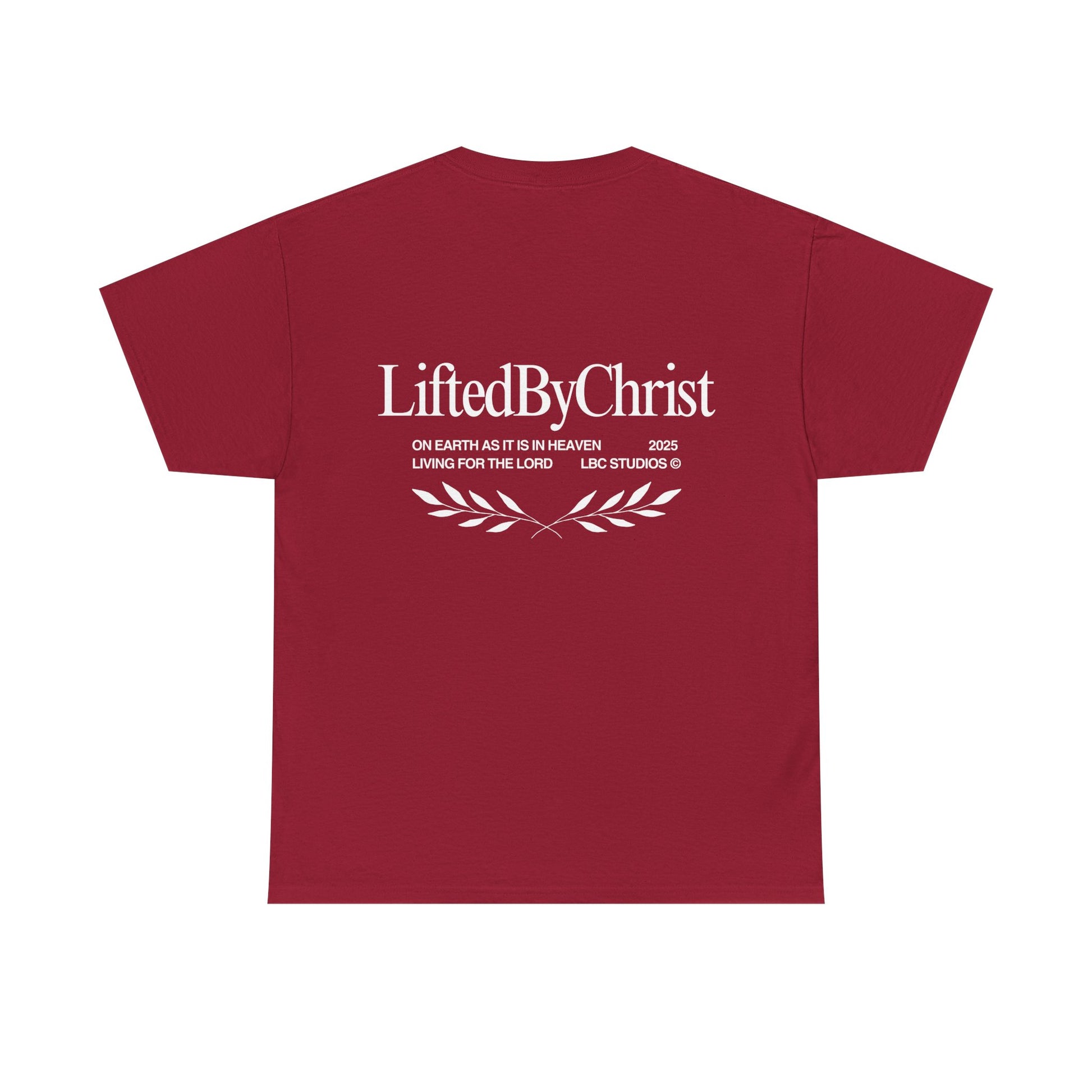 Heaven Heavyweight Cotton Tee - Lifted By Christ