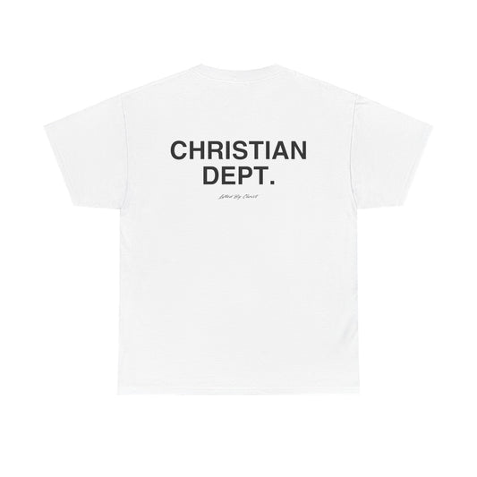 Christian Dept. Heavyweight Cotton Tee - Lifted By Christ