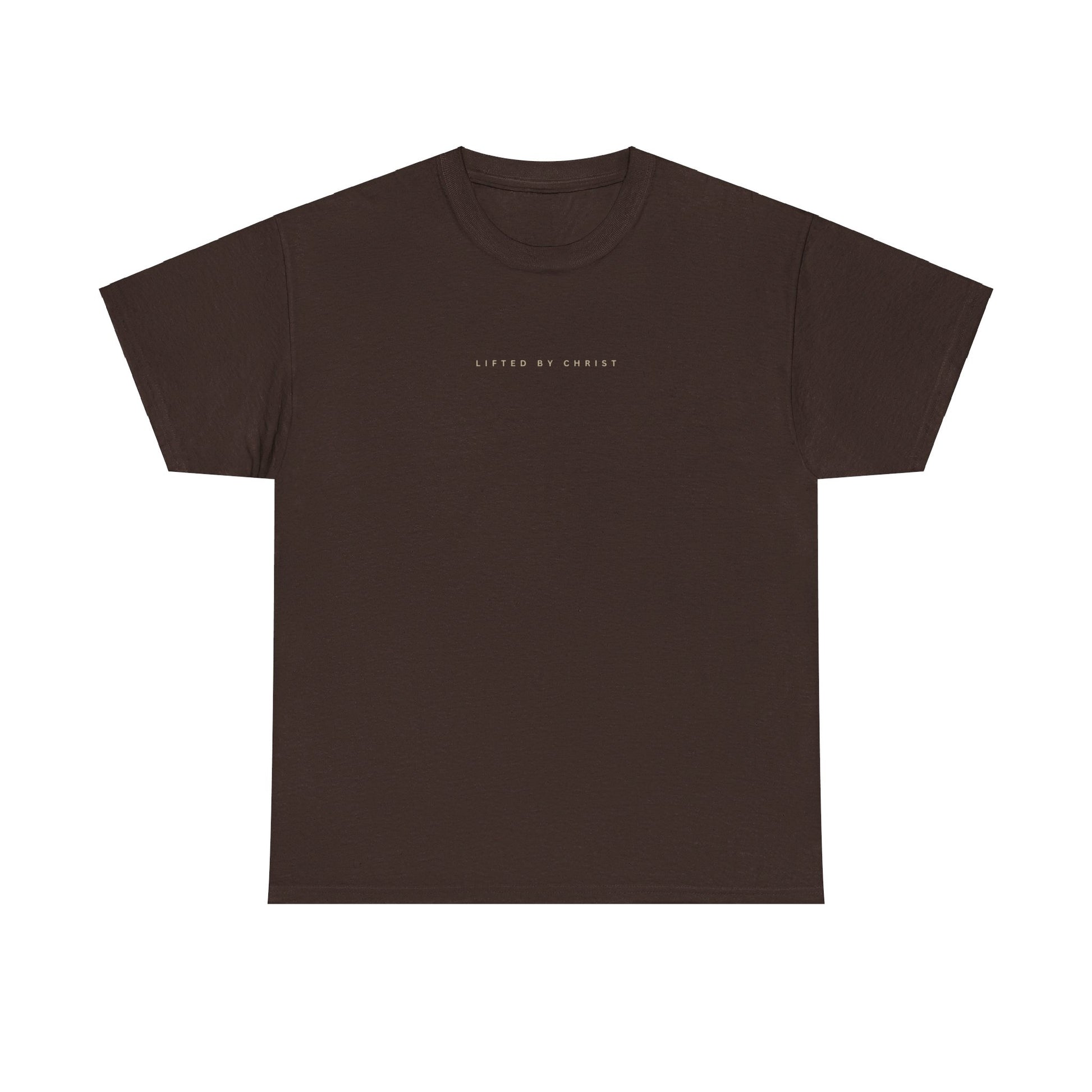 LBC Micro Font Heavyweight Cotton Tee - Lifted By Christ