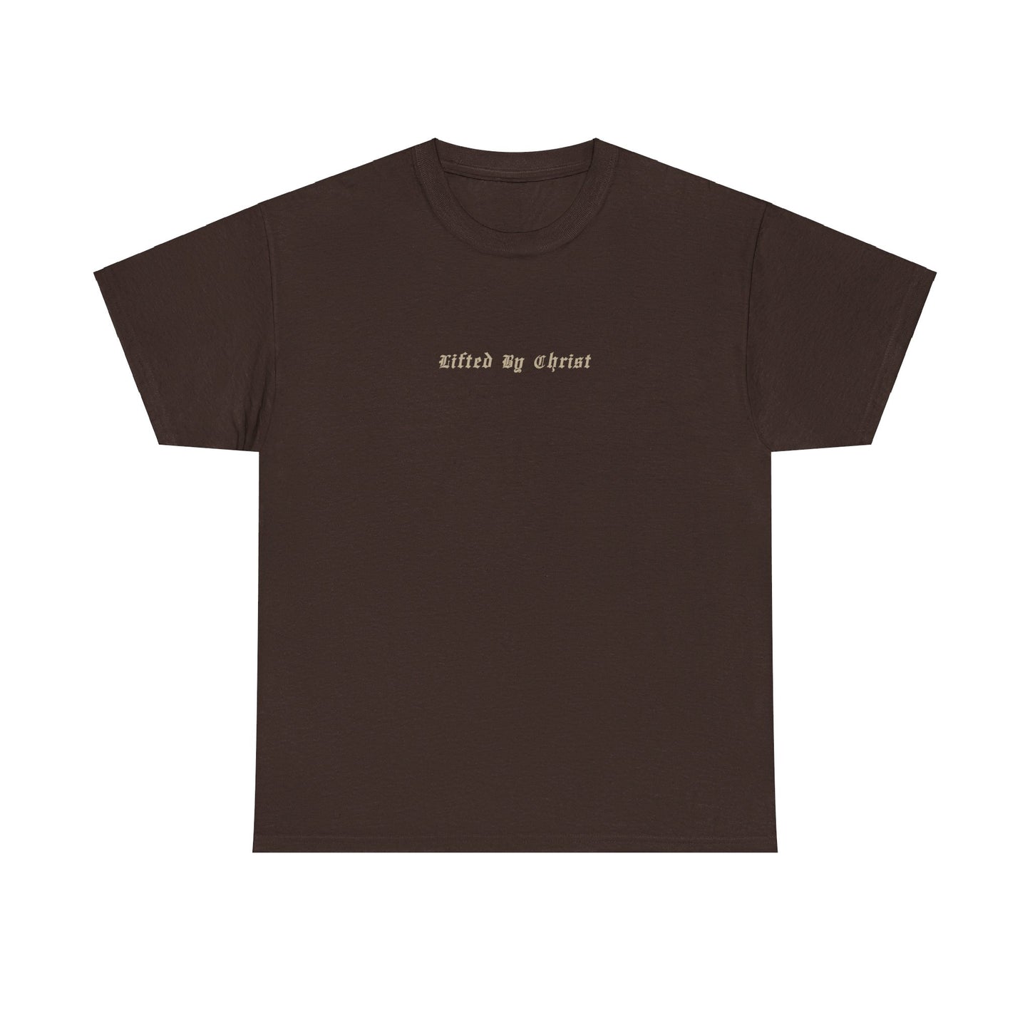 Fall LBC Old Font Heavyweight Cotton Tee - Lifted By Christ