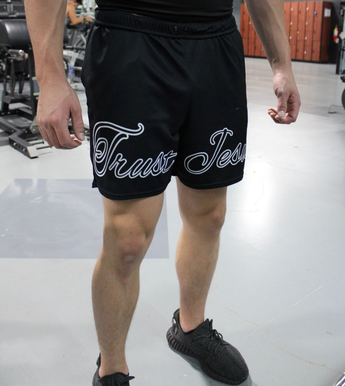 Trust Jesus Mesh Shorts - Lifted By Christ