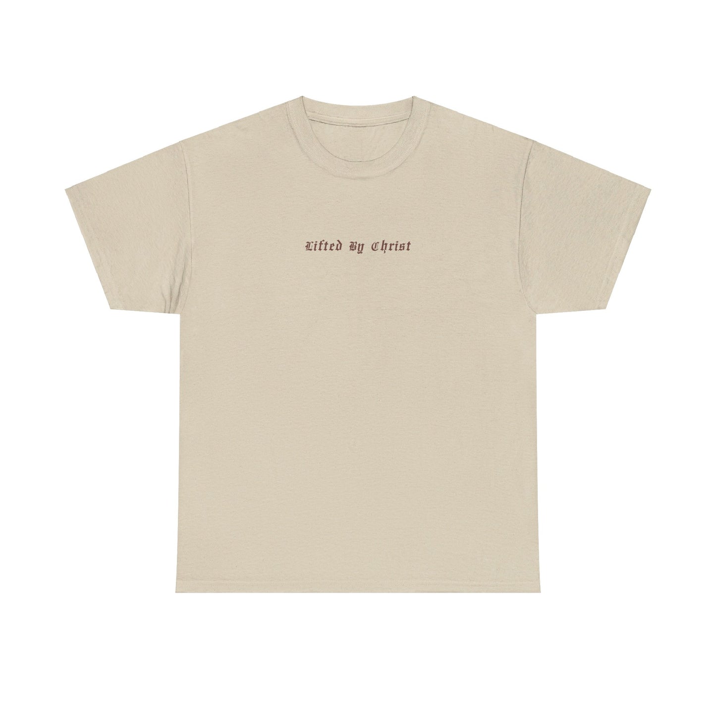 Fall LBC Old Font Heavyweight Cotton Tee - Lifted By Christ
