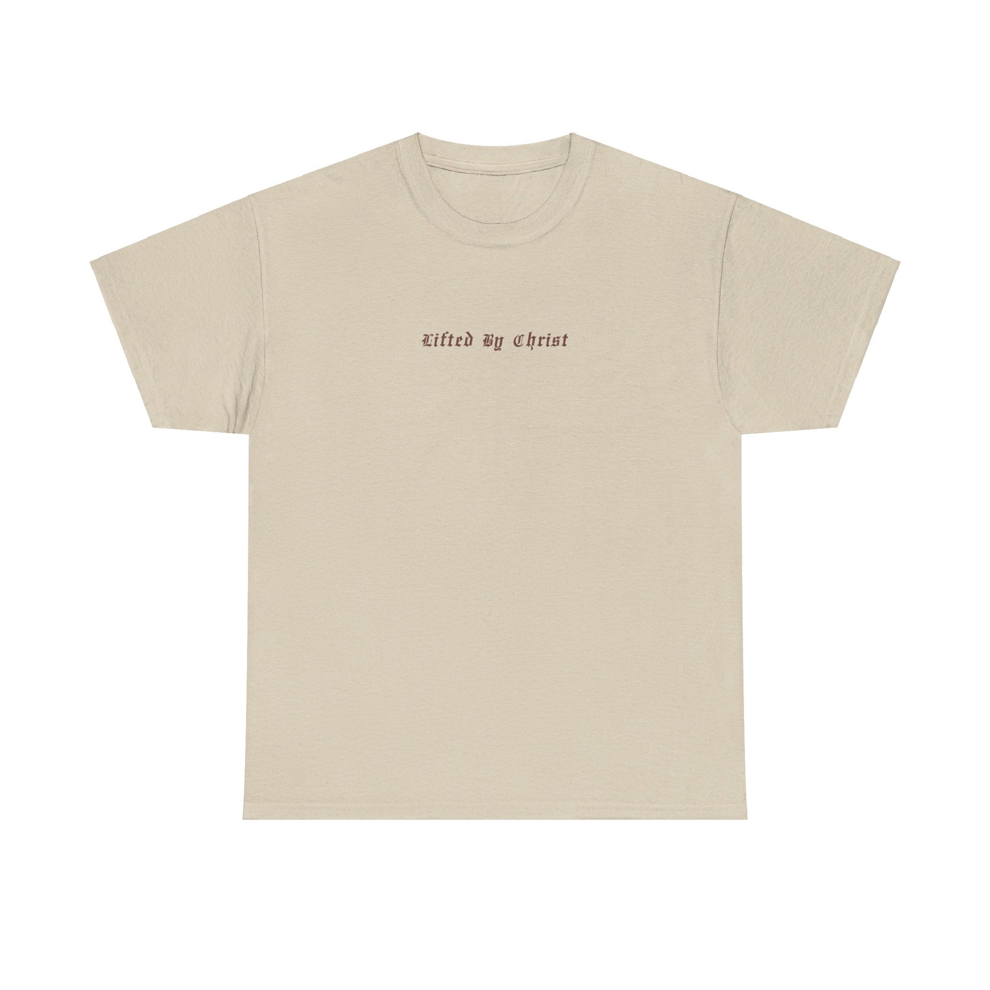 Fall LBC Old Font Heavyweight Cotton Tee - Lifted By Christ