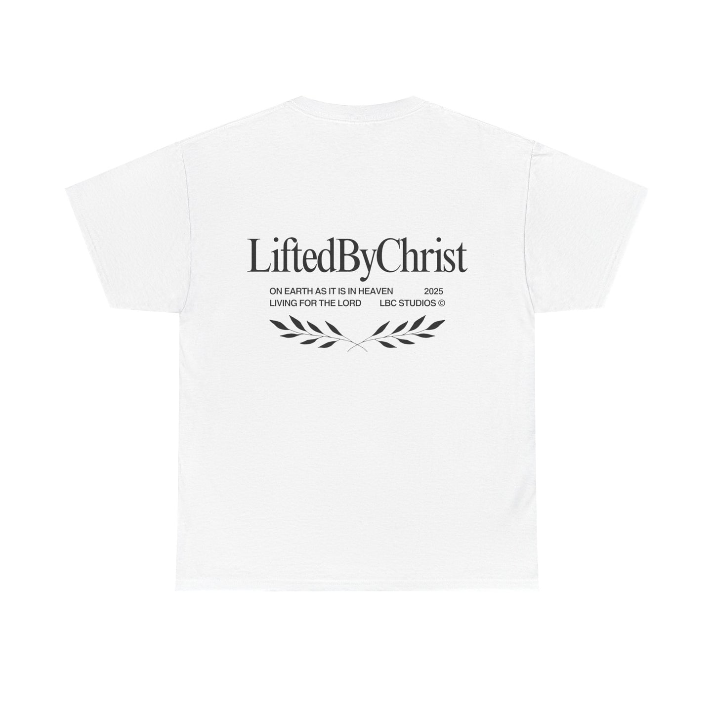 Heaven Heavyweight Cotton Tee - Lifted By Christ