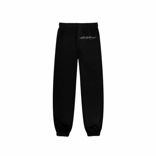 LBC Script Joggers Black - Lifted By Christ